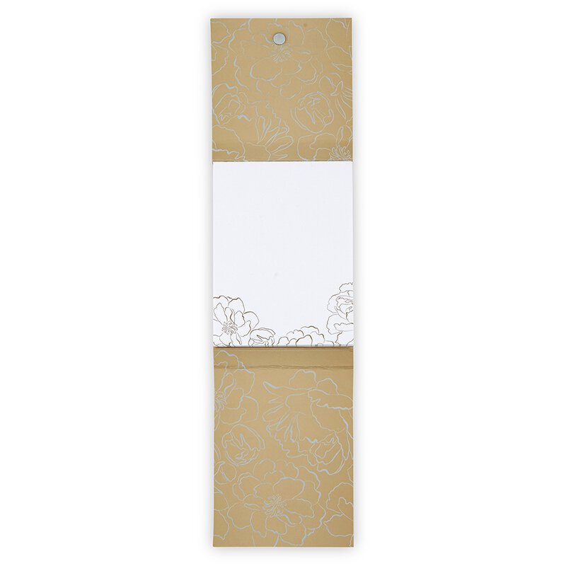 Blessed Pocket Notepad with Magnetic Closure | Inside reads "Blessed is she who believed. Luke 1:45" | oak7west.com