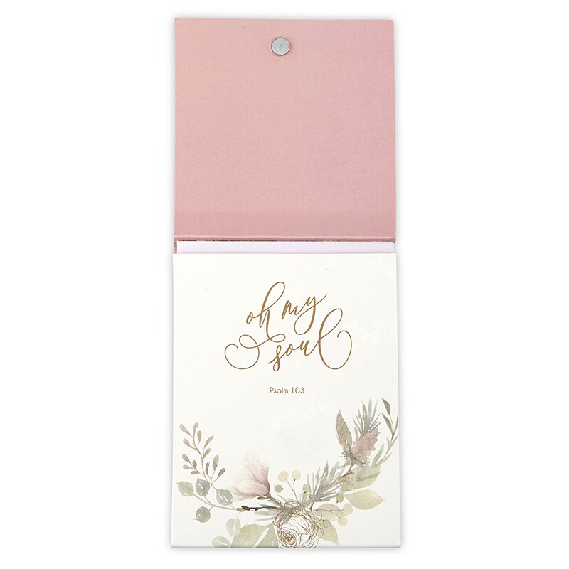 Bless the Lord oh my soul, Psalm 103 | Pocket Notepad with Magnetic Closure | oak7west.com