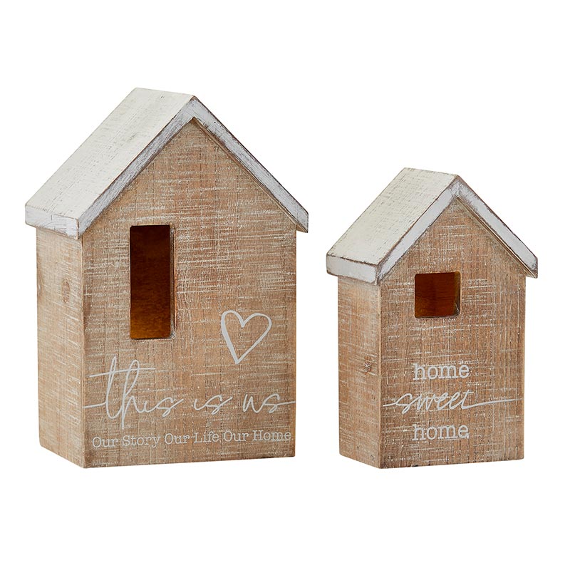 Light-up Decorative Wooden Houses - Set of 2 | this is us, Our Story Our Life Our Home | home sweet home | oak7west