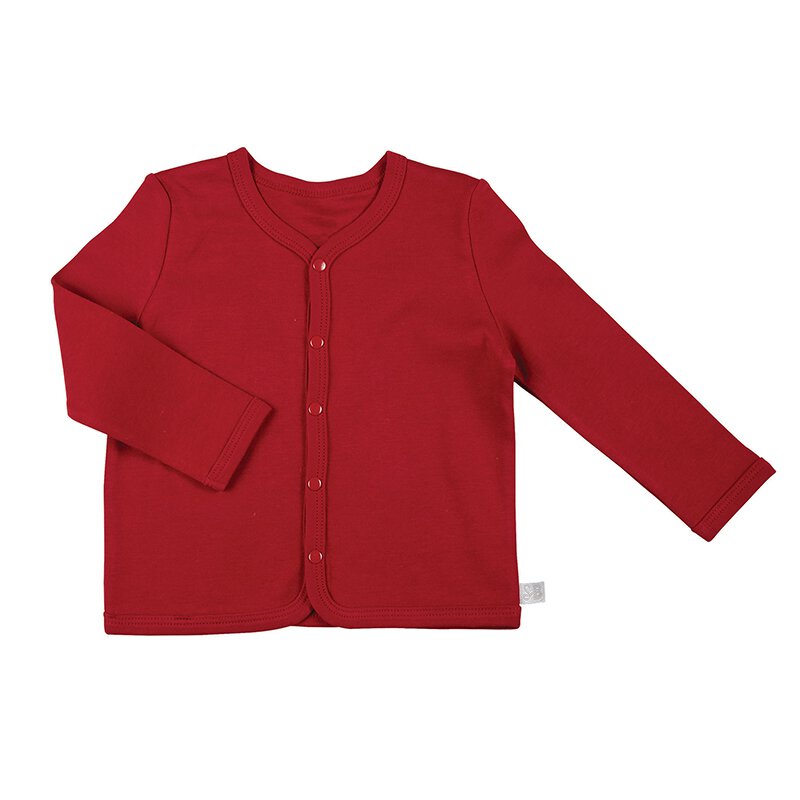 Lightweight Red Cardigan (6-12 months) | oak7west.com
