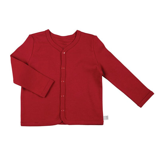Lightweight Red Cardigan (6-12 months) | oak7west.com