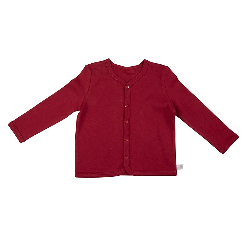 Lightweight Red Cardigan (6-12 months) | oak7west.com