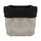 Linen Bread Pouch - Grey & Black Reversible | oak7west,com