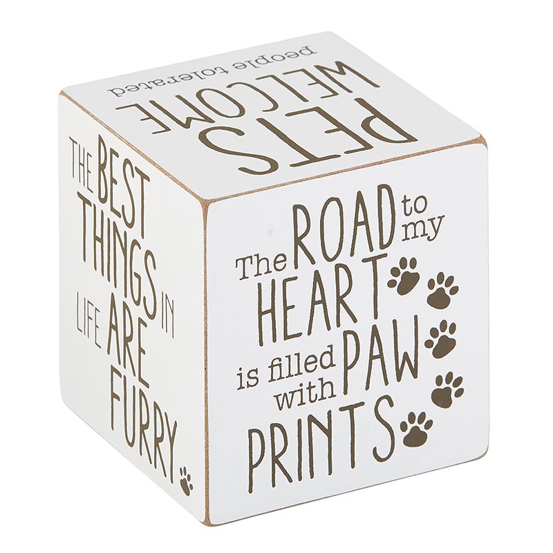 Pet Quote Cube - Talk to the Paw | oak7west.com