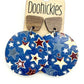 America's Patriotic Let Freedom Ring Dangle Earrings - Leather & Wood  | oak7west.com