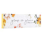 Grow in Grace - 2 Peter 3:18 - Inspirational Wood Block with Yellow & Orange Floral Art & yellow painted edge | oak7west.com