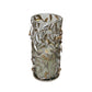 Leaf & Berry Accented Silver and Gold Iron & Glass Hurricane Candle Holders - 3 Sizes to Choose From | oak7west.com