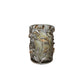 Leaf & Berry Accented Silver and Gold Iron & Glass Hurricane Candle Holders - 3 Sizes to Choose From - Small Shown | oak7west.com