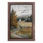 LET YOUR LIGHT shine - Old Country Church Small Framed Art | oak7west.com
