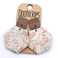 Leather & Walnut Wood Fall Leaf Earrings - Autumn Leaves Design - Hexagon Dangle Earrings | Made in the USA| oak7west.com