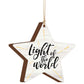 Star Shaped Light of the World Christmas Ornament | oak7west.com