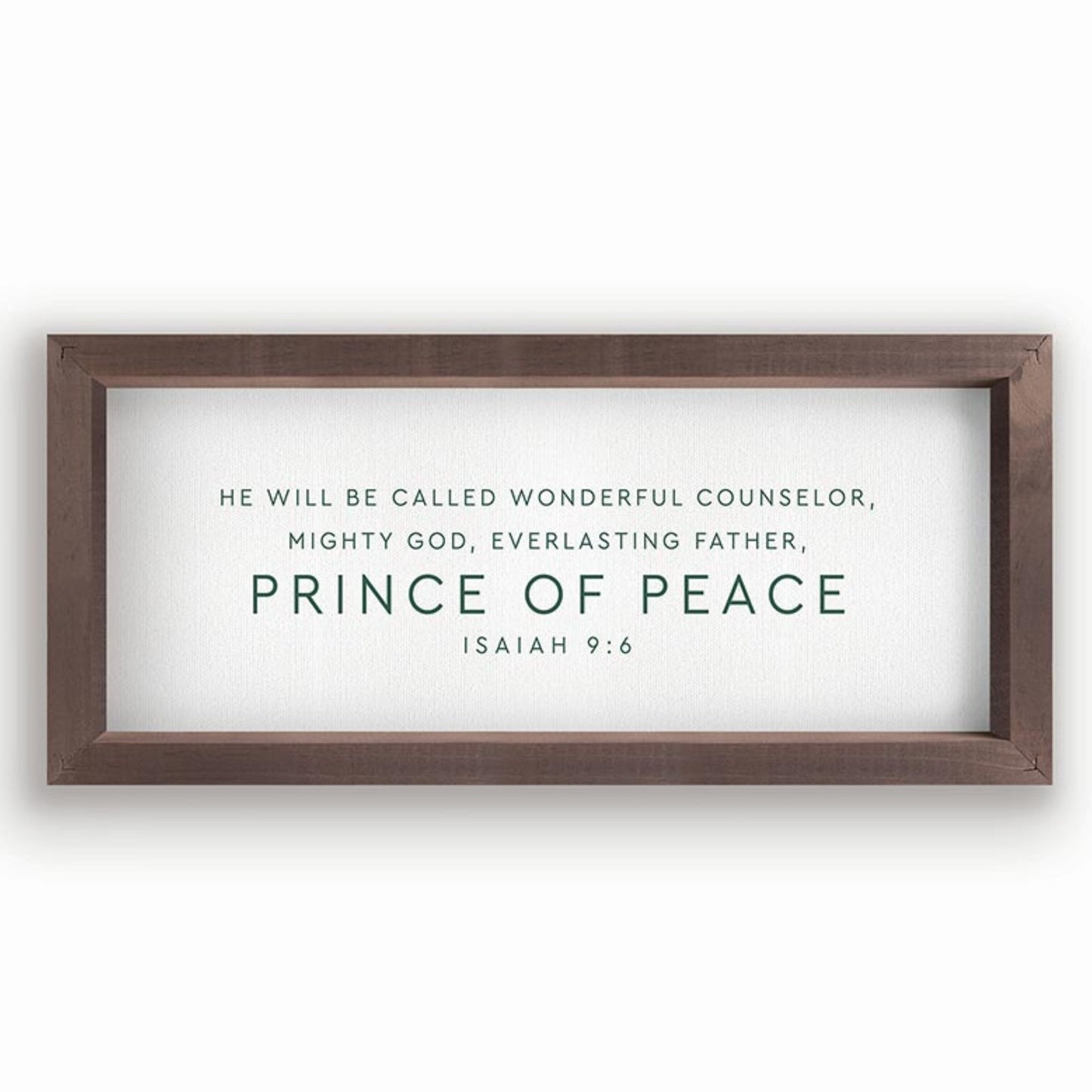 PRINCE OF PEACE - Christian Wall Art Christmas Decor | oak7west.com
