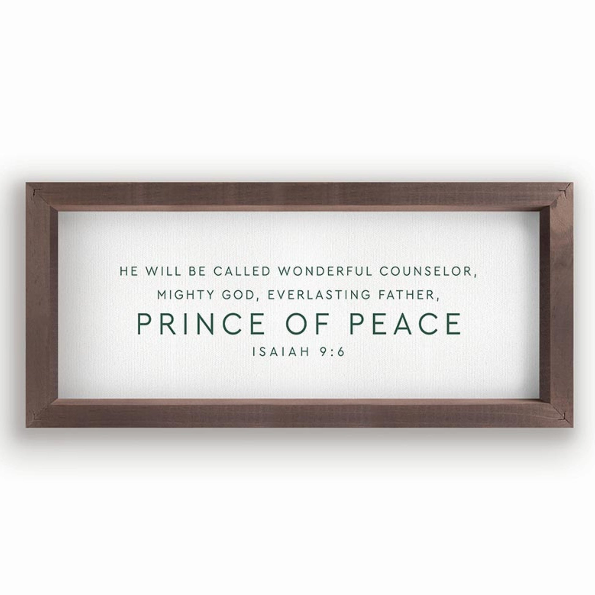 PRINCE OF PEACE - Christian Wall Art Christmas Decor | oak7west.com