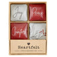Peace, Comfort, and Joy Glass Christmas Magnets - Set of 4 Boxed Gift | oak7west.com