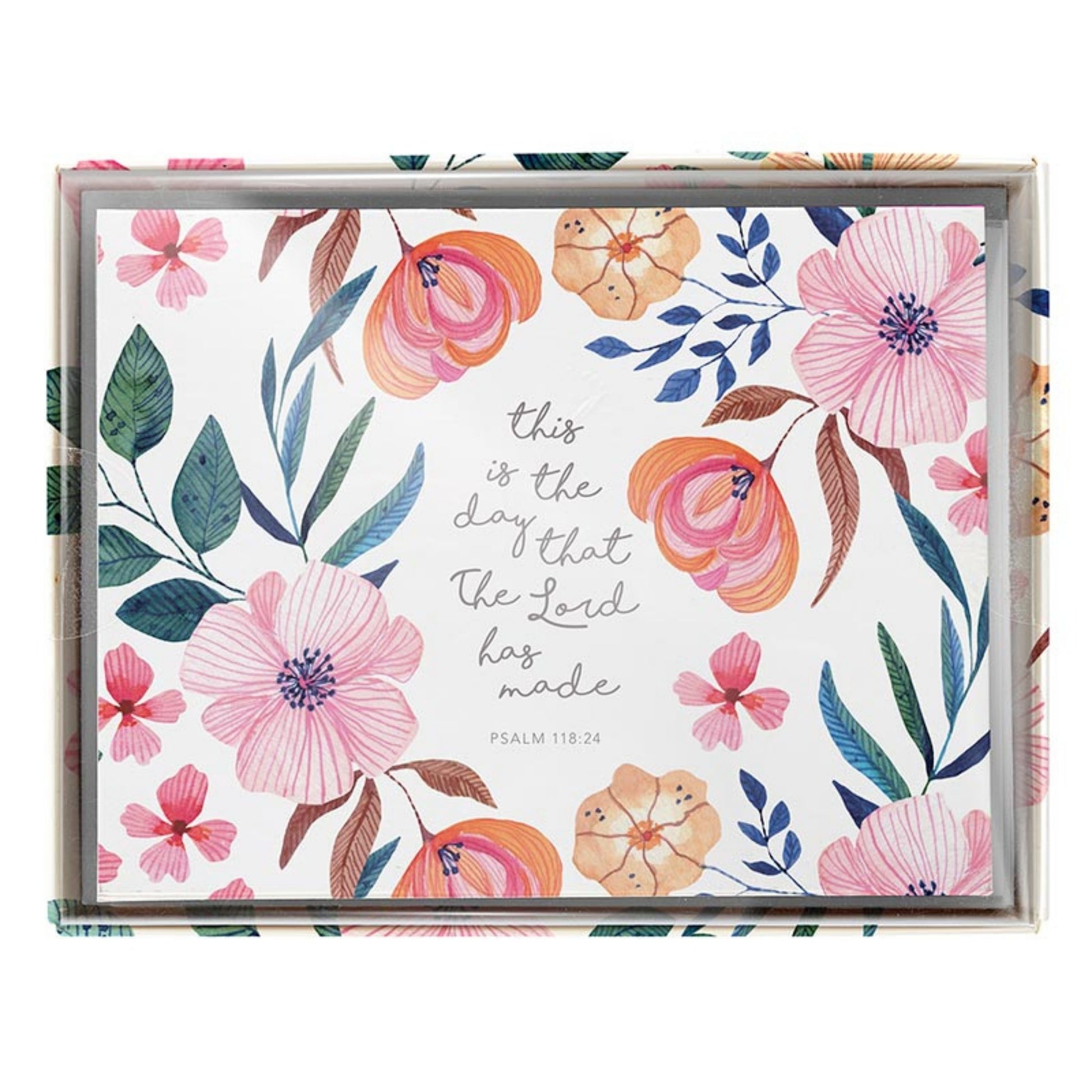 Inspirational Boxed Card Set - This is the day that the Lord has made - Psalms 118:24 (12 cards & envelopes) | oak7west.com