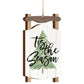 Tis the Season Sled Shaped Christmas Ornament | oak7west.com
