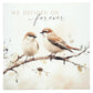 Wedding or Anniversary Wood Art Block - WE DECIDED ON forever, Two Love Birds - Wedding Decoration, Gift | oak7west.com