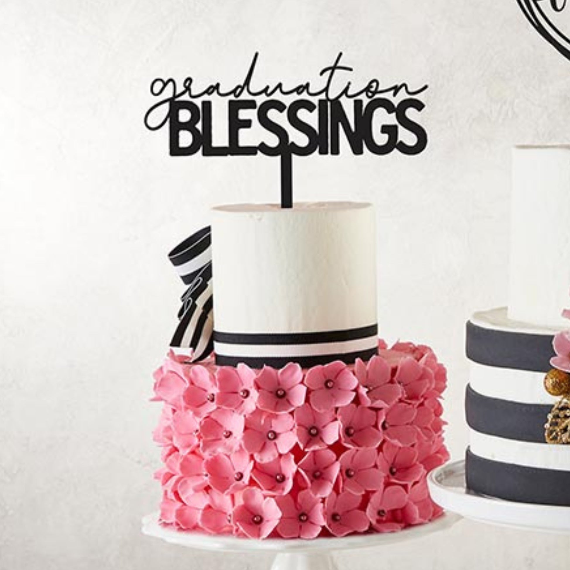 Acrylic Cake Topper - Graduation Blessings Cake Decoration | oak7west.com