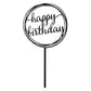 Acrylic Cake Topper - Happy Birthday Cake Decoration | oak7west.com