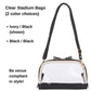 Clear Stadium Bag - Clear Purse with Strap and Bow - Clear Compliant Bag (2 options) | Be venue compliant in style with a clear purse | oak7west.com