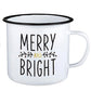 Enamel Campfire Style Christmas Mugs - Set of 4 | Merry and Bright | oak7west.com