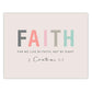 FAITH Inspirational Bundle | Includes... Faith Grid Dot Journal, Faith Glass Water Bottle with Bamboo Lid & Silicone Sleeve, Faith Bookmark, Faith Magnet, Pen Set of 2 - BLESSED IN ALL THINGS | STAND FIRM IN FAITH, Notepad Set of 2, Snap Bracelets - FAITH | Be Strong and Courageous, Wood Bead Cross Bracelet, Reflections of Faith Necklace - Shine Your Light, Faith Canvas Pouch with Tassel Zipper | Pictured FAITH Magnet | oak7west.com