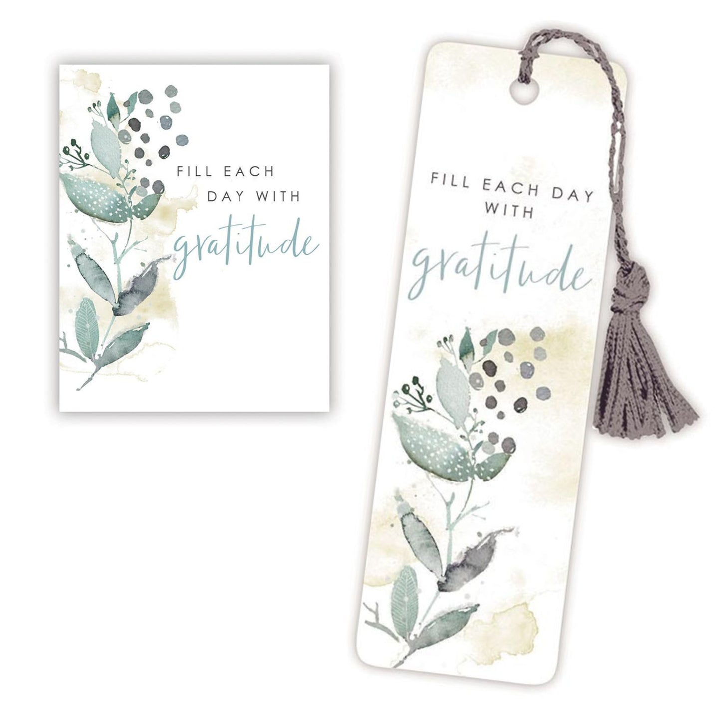 Fill Each Day with Gratitude - Inspirational Bookmark and Magnet Set | oak7west.com