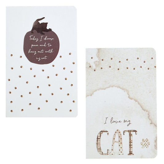 Pet Lover Notepads - Today I choose peace and to hang out with my cat - I love my CAT (set of 2 notepads) | oak7west.com