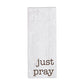 Just Pray - Inspirational Wood Message Block | oak7west.com
