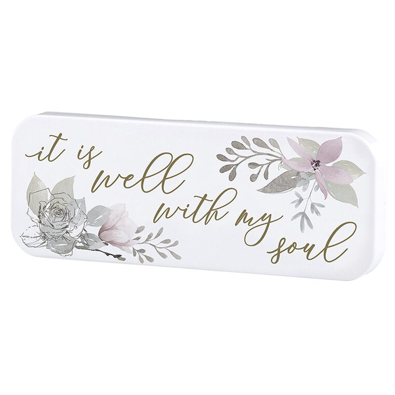 It is Well With My Soul - Metal Desk or Wall Plaque | oak7west.com