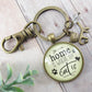 Keychain - Home is where my cat is | oak7west.com