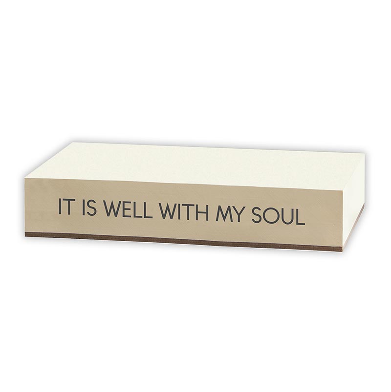 Paper Block Notepad - IT IS WELL WITH MY SOUL | oak7west.com