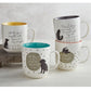 Pet Lover Coffee Mug - Purrfect in His sight - Ephesians - Playful Cat Lover Mug - Shown with other Pet Lover Mugs | oak7west.com