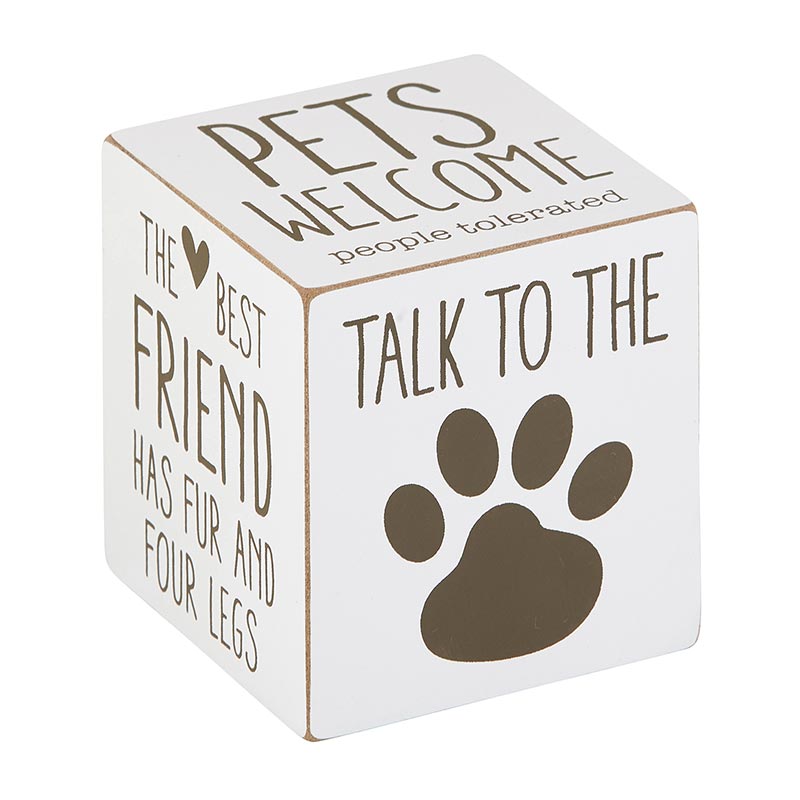 Pet Quote Cube - Talk to the Paw | oak7west.com