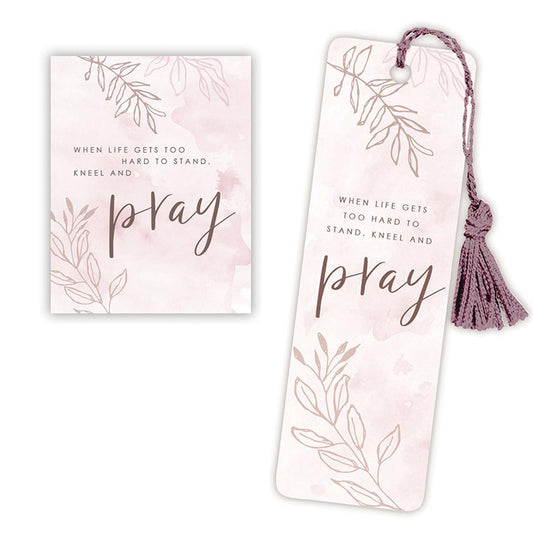 Pray -  Inspirational Magnet & Bookmark Set