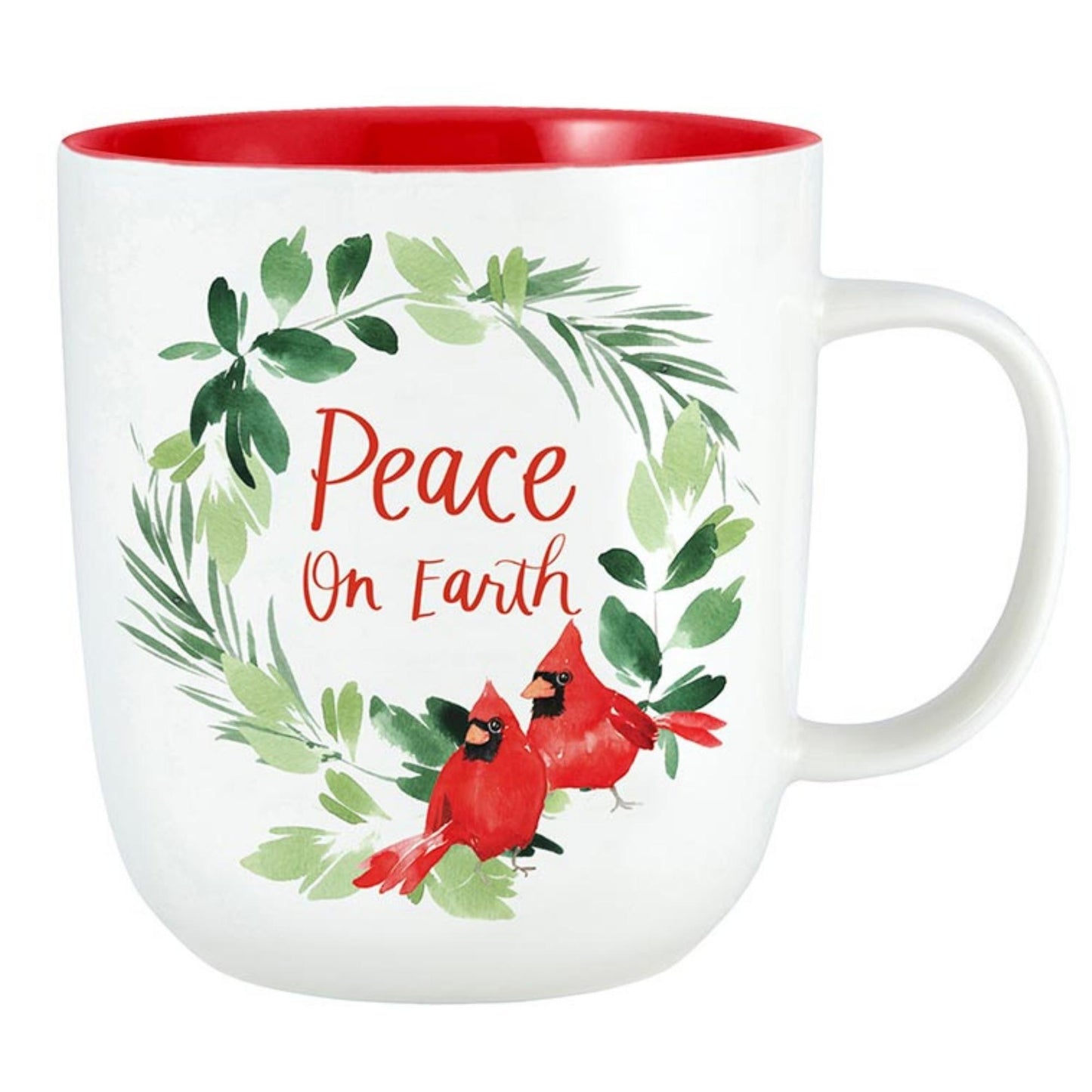 Vintage Style Christmas Mug - Peace on Earth Holiday Drinkware | oak7west.com